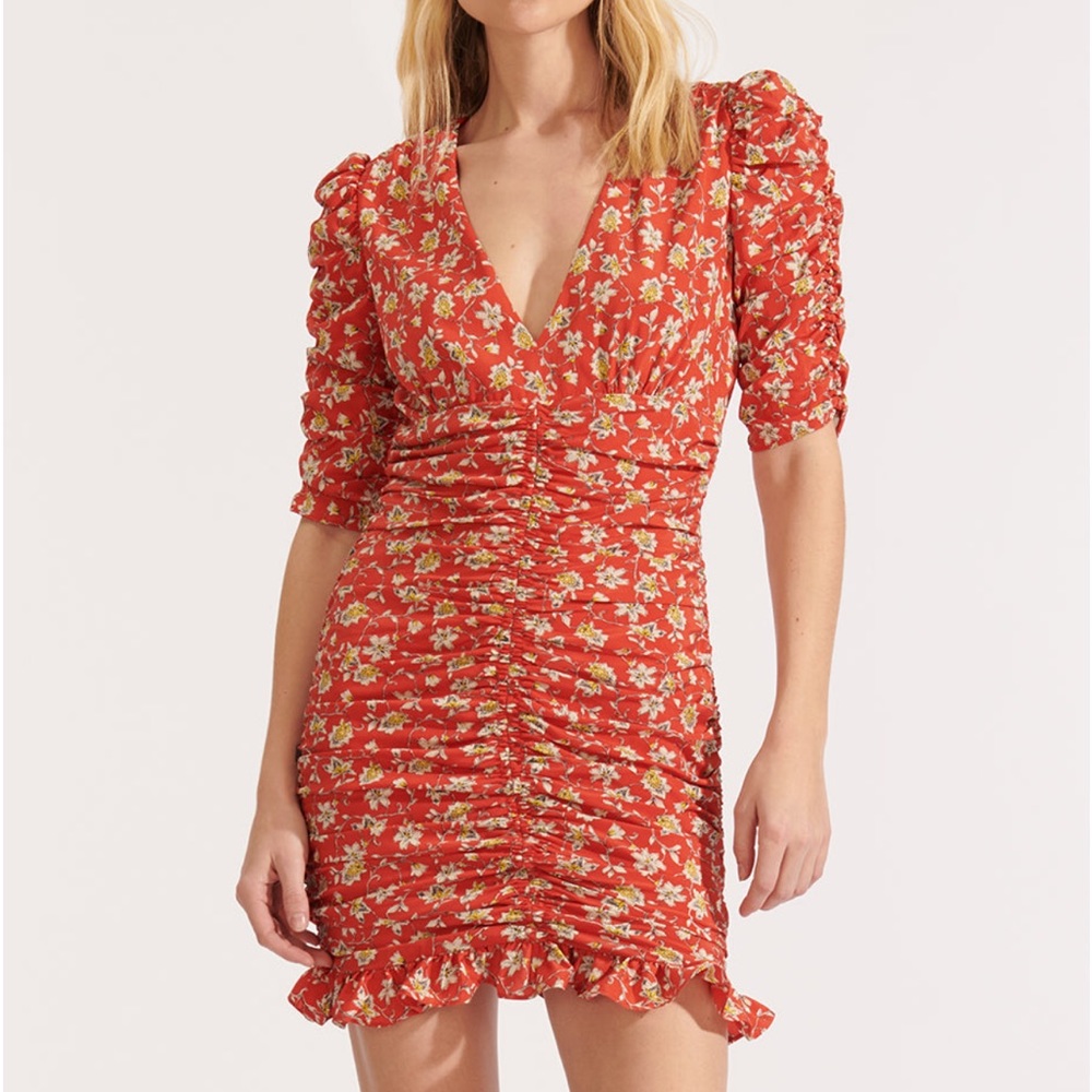 Veronica Beard: Josephine Dress (Red Multi, 00)